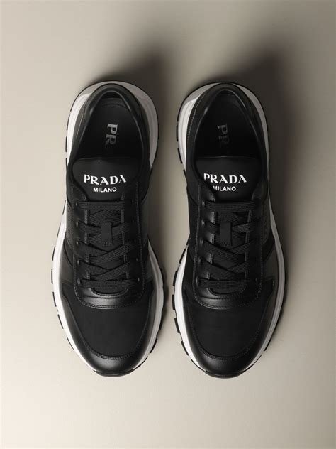 prada women's donna sneakers|Prada denim sneakers.